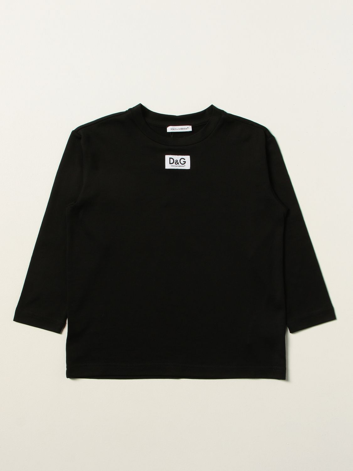 T-shirt Dolce & Gabbana: Dolce & Gabbana cotton t-shirt with logo black 1