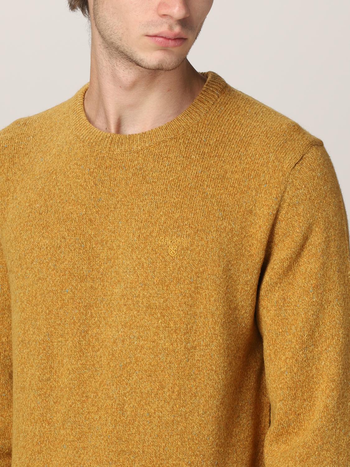 mustard barbour jumper