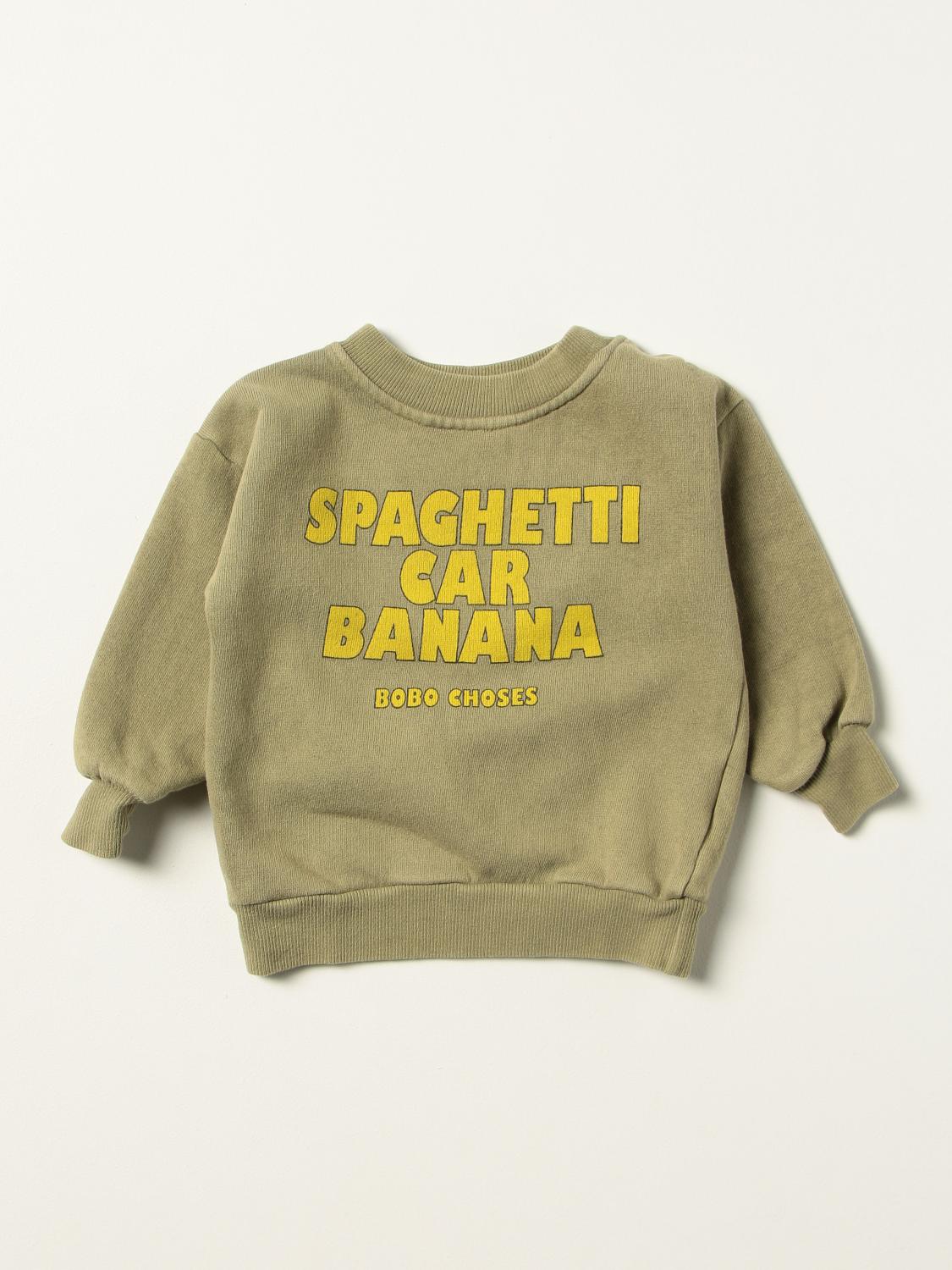 BOBO CHOSES jumper for baby Green Bobo Choses jumper 221AB042