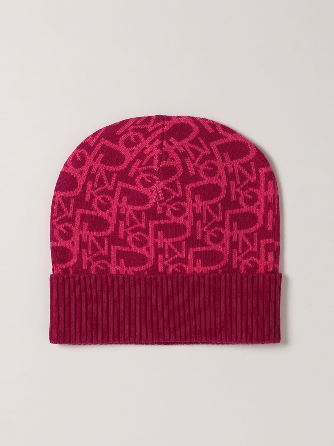 Hat Pinko: Pinko hat with all over logo fuchsia 1