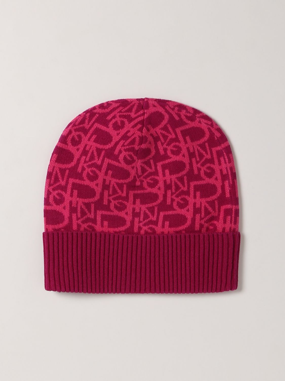 Hat Pinko: Pinko hat with all over logo fuchsia 2