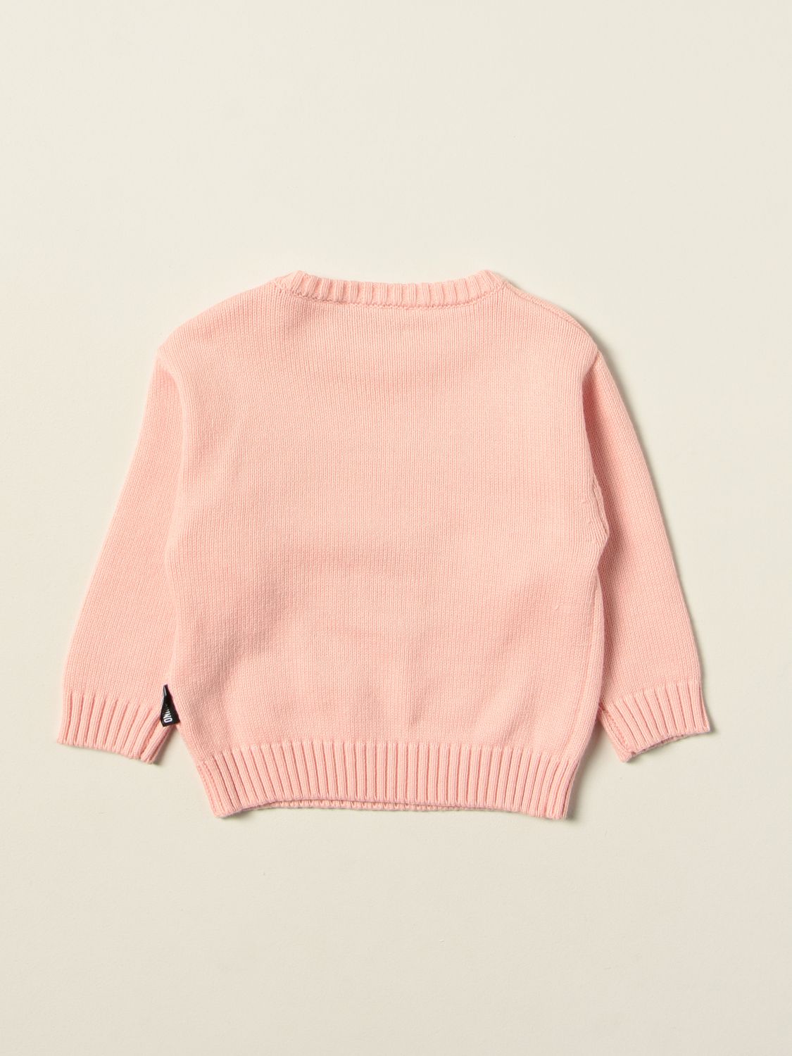Sweater Moschino Baby: Moschino Baby sweater in cotton blend pink 2