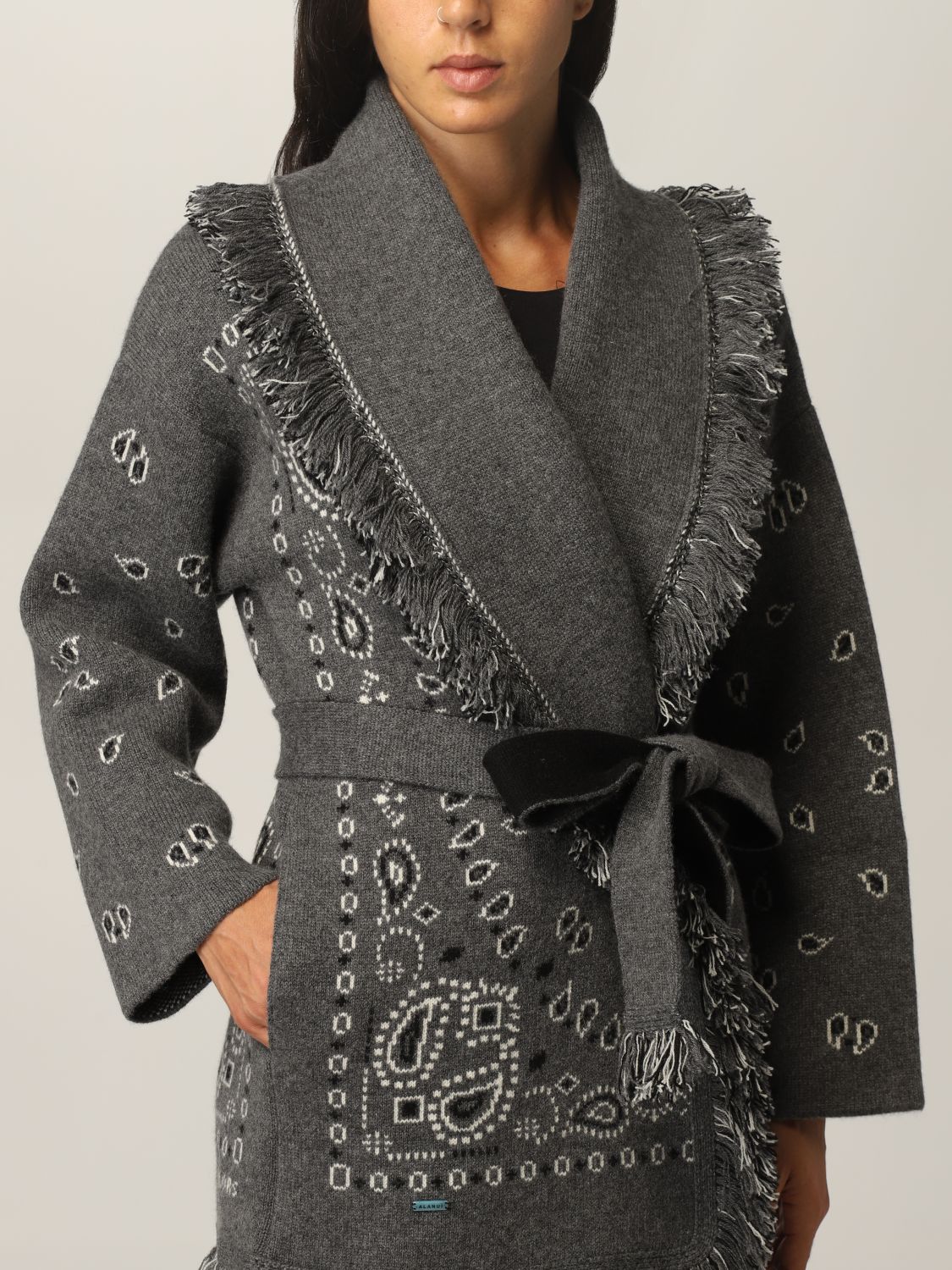 Cardigan Alanui: Sweater women Alanui grey 4