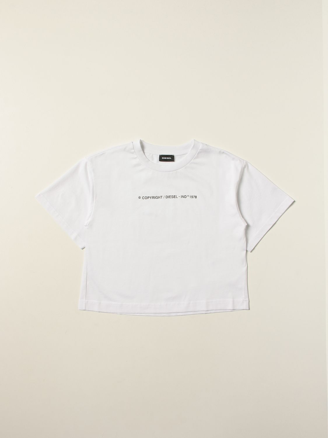 T-shirt Diesel: T-shirt enfant Diesel blanc 1