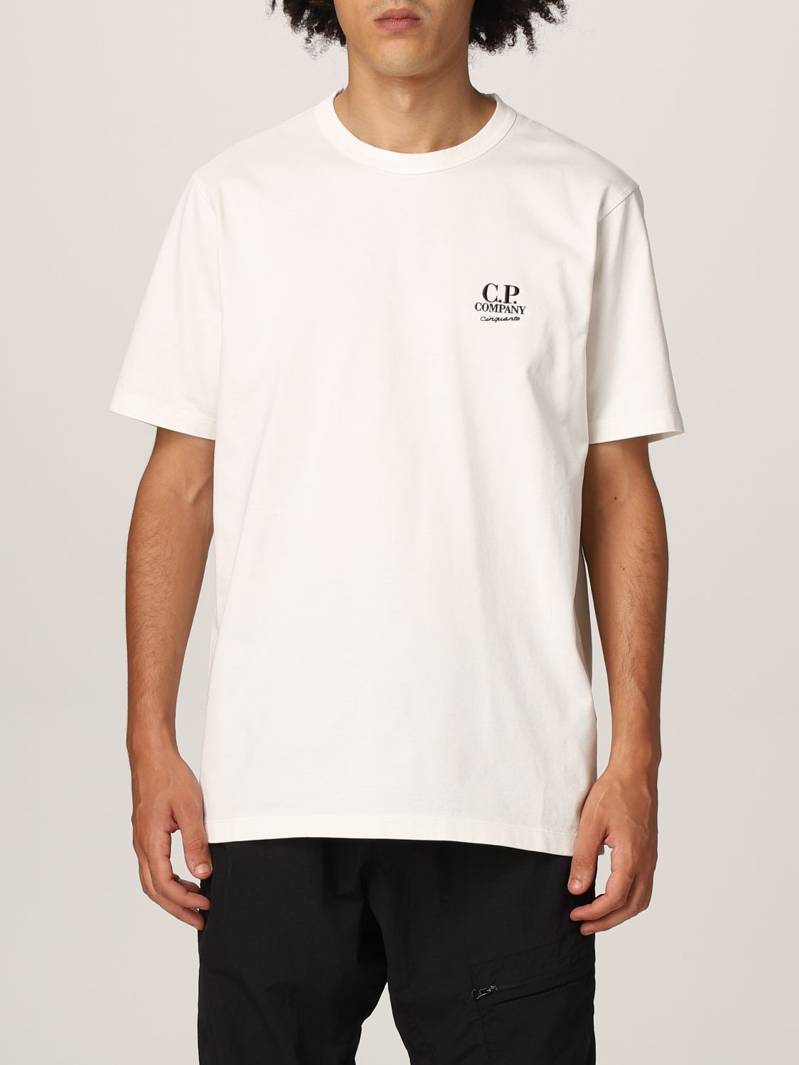 C.P. COMPANY: t-shirt for man - White | C.p. Company t-shirt ...