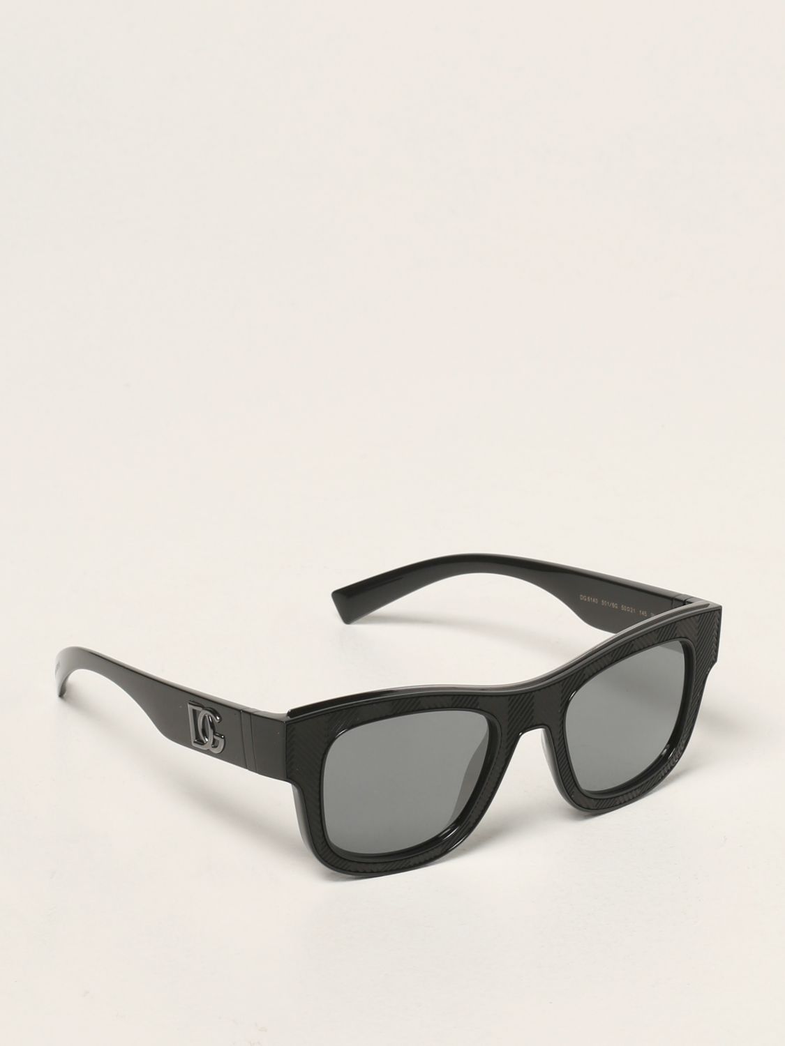 D&G DOLCE & GABBANA: sunglasses in | Glasses D&G Dolce & Gabbana Men Black | Glasses D&G Dolce & Gabbana DG 6140 GIGLIO.COM