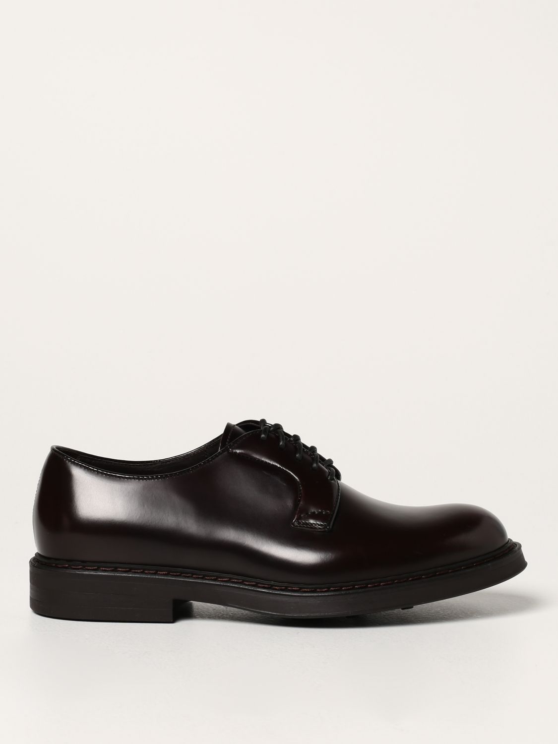 Brogue shoes Doucal's: Doucal's lace-up derby shoes in leather brown 1