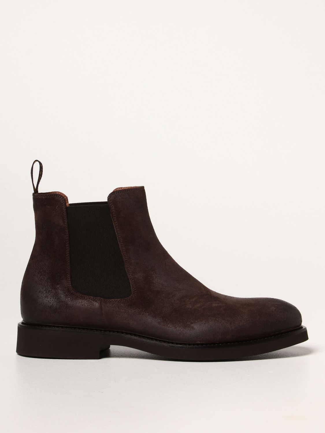 Boots Doucal's: Doucal's ankle boot in suede coffee 1