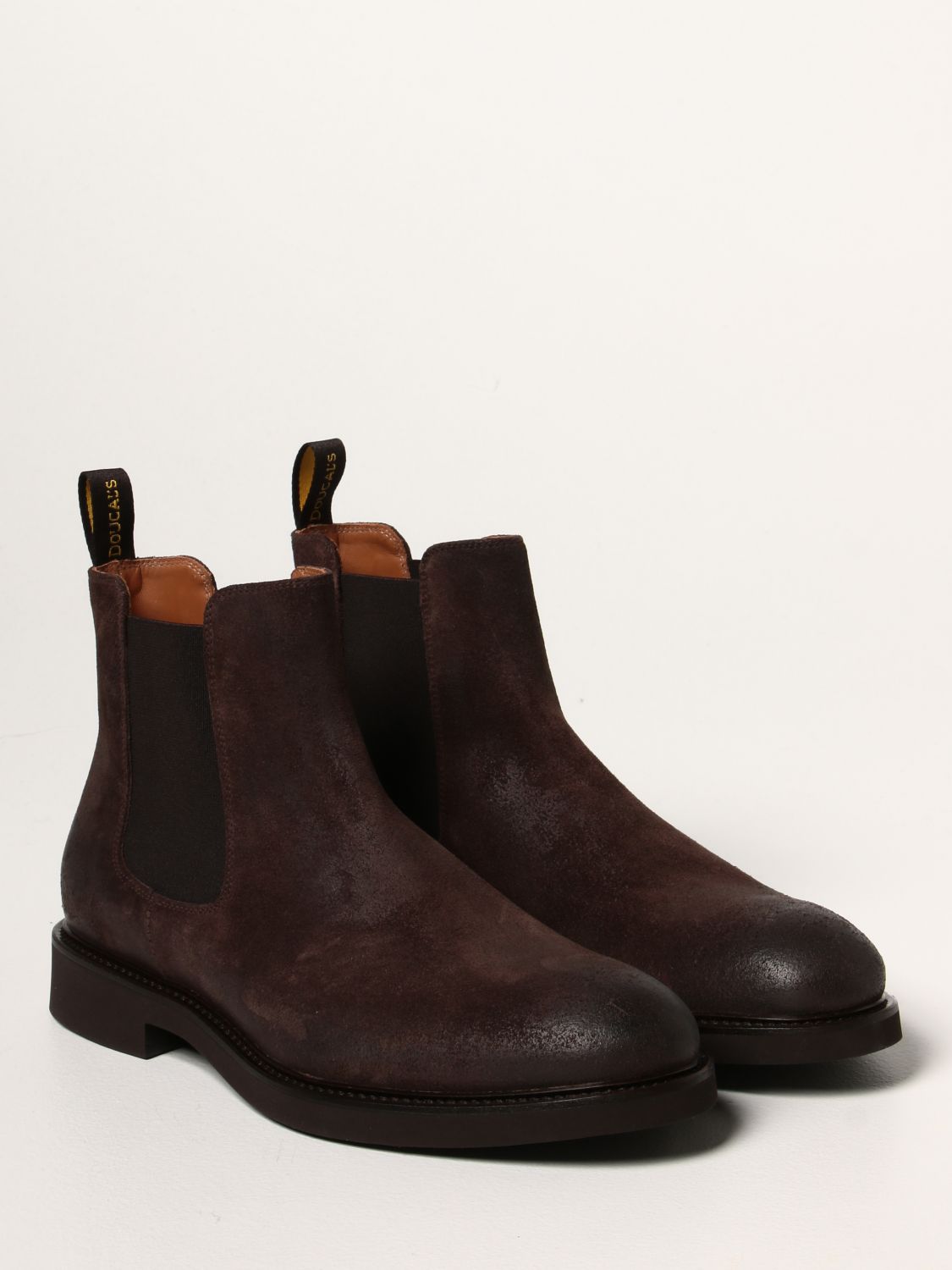 Boots Doucal's: Doucal's ankle boot in suede coffee 2