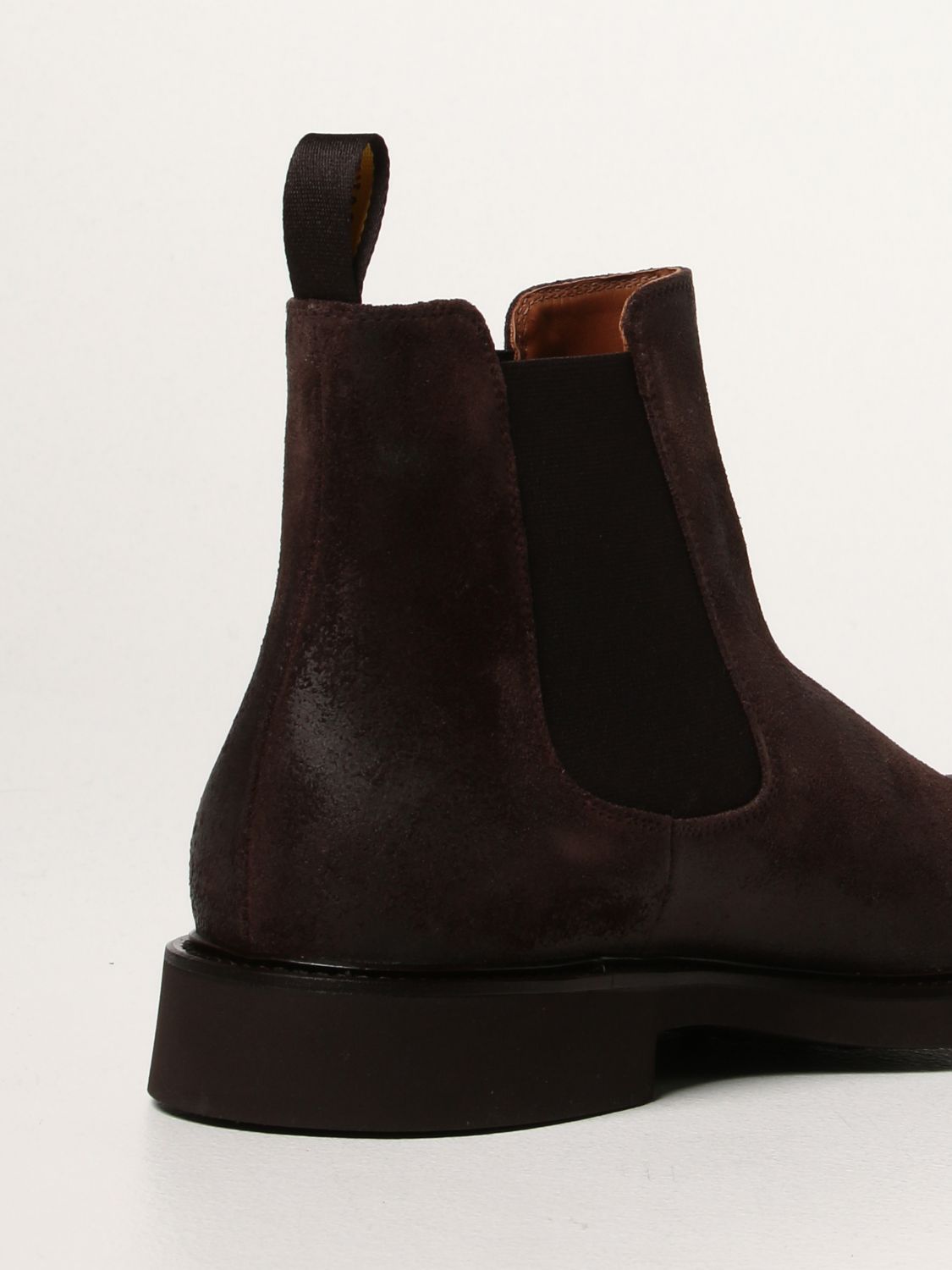 Boots Doucal's: Doucal's ankle boot in suede coffee 3