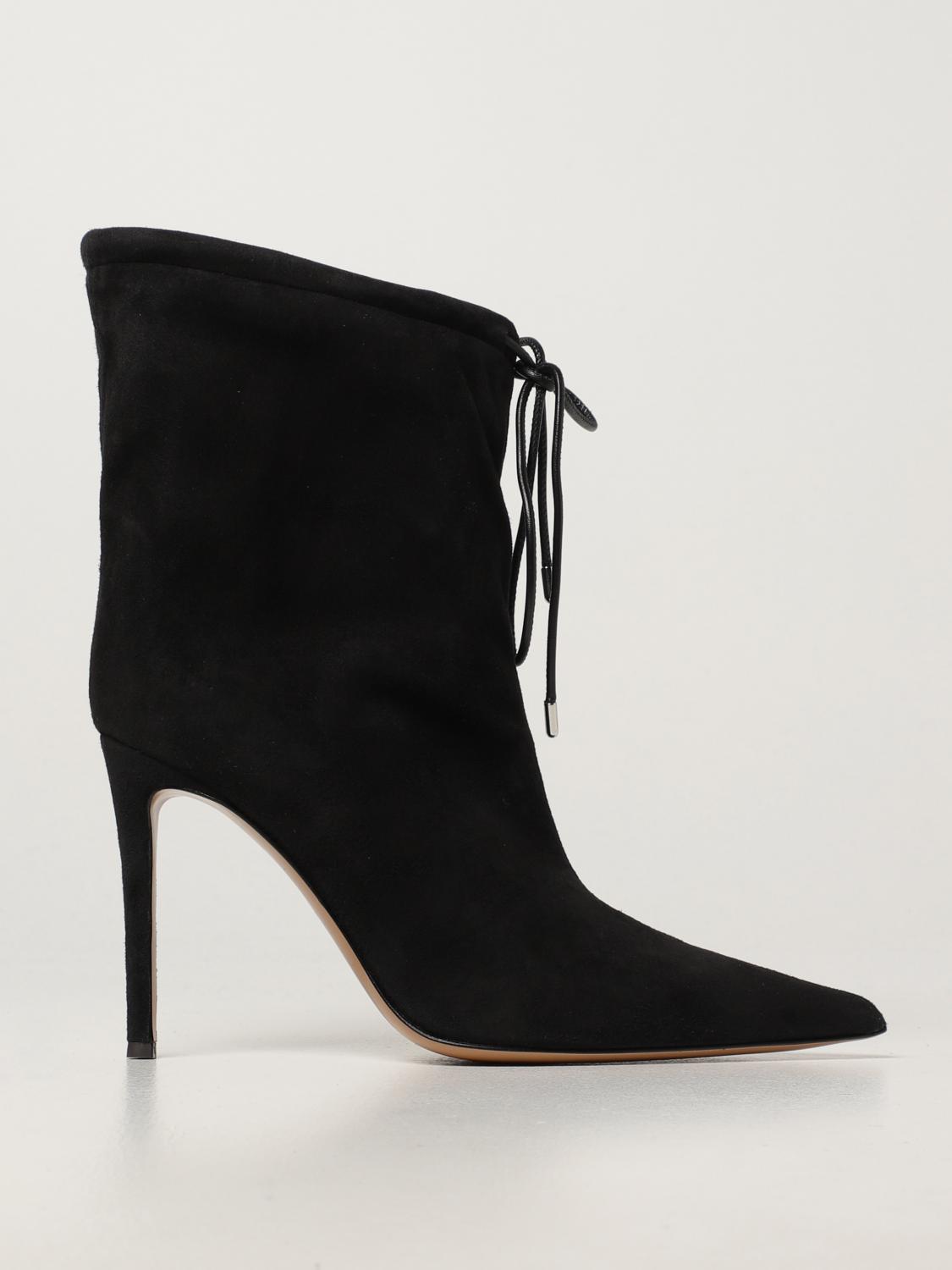 ALEXANDRE VAUTHIER：ヒールショートブーツ レディース ブラック  Vauthier ヒールショートブーツ AVI1701
