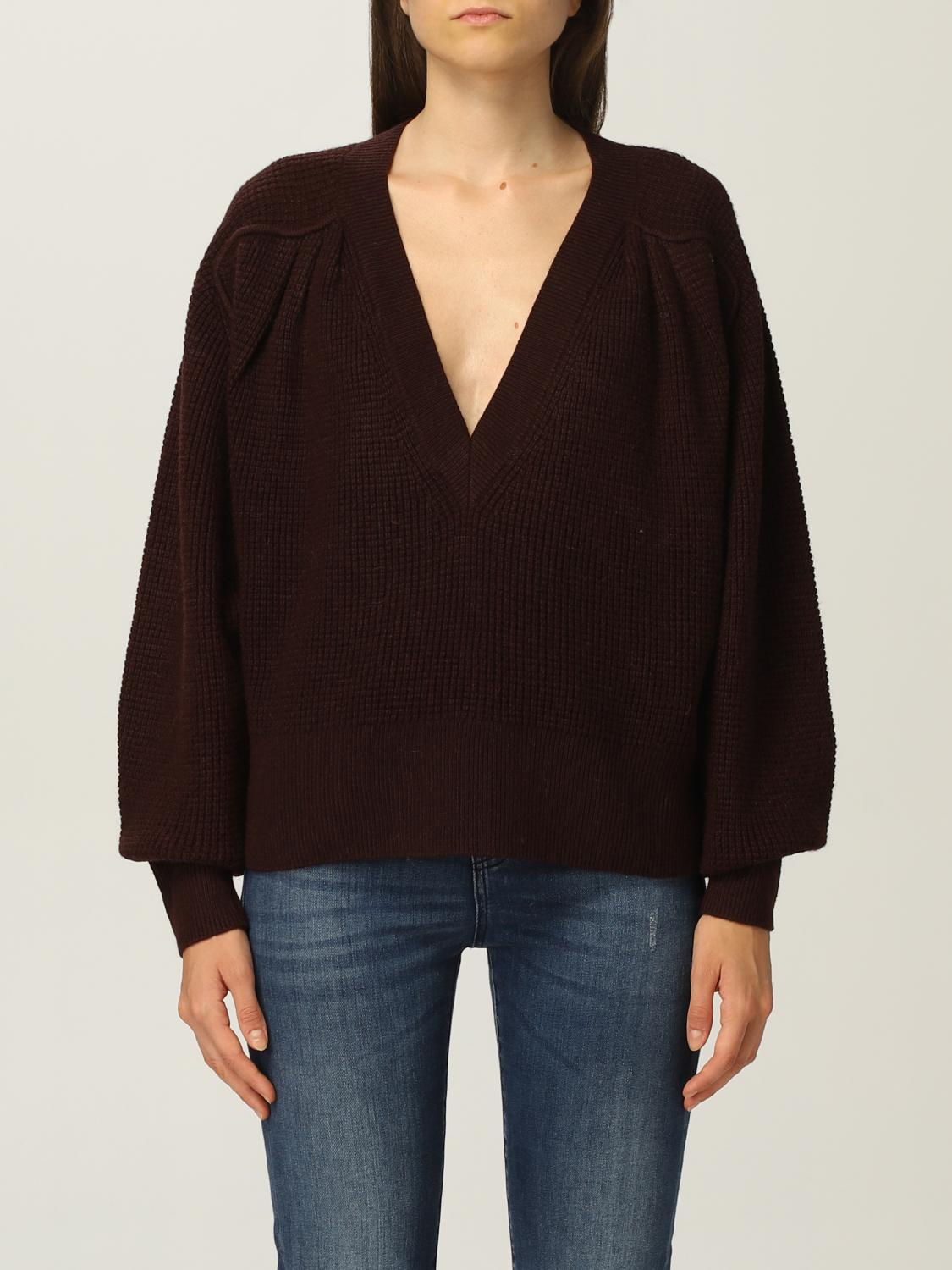 Jumper IRO Women colour Burgundy 22 Awaiting product image