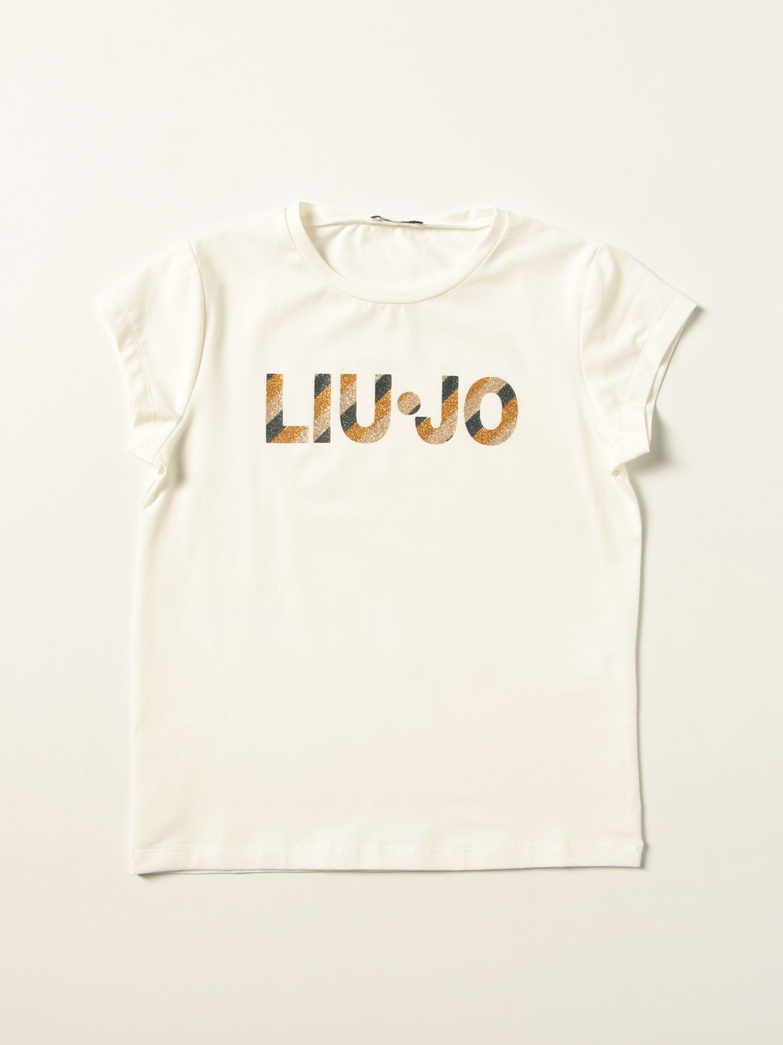 T-shirt Liu Jo: Liu Jo T-shirt with glitter logo white 1
