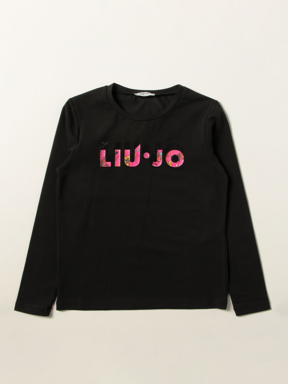 Camisetas Liu Jo: Camisetas niños Liu Jo negro 1
