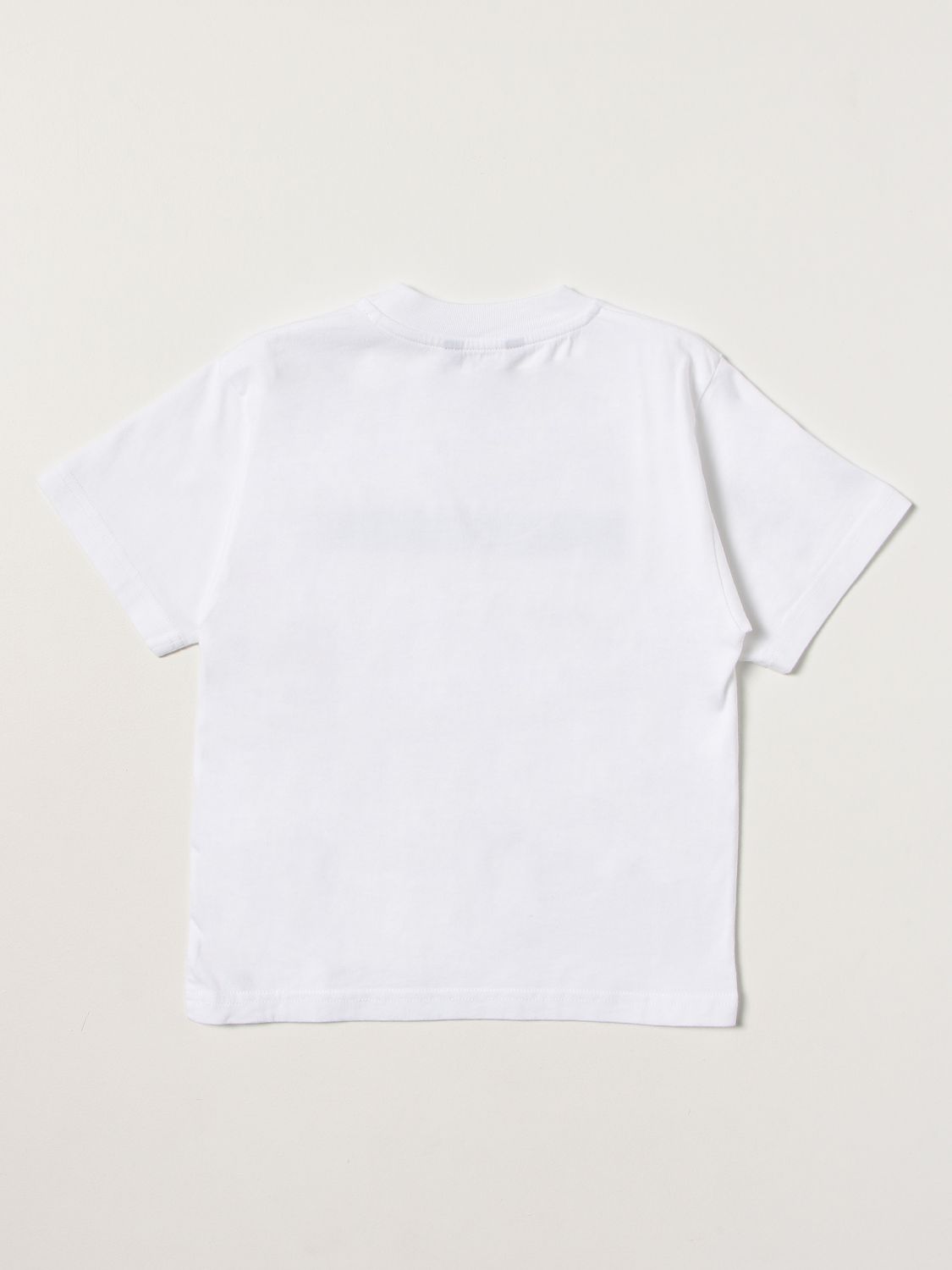 BALENCIAGA: cotton t-shirt with logo - White  Balenciaga t-shirt  612965TMVH6 online at