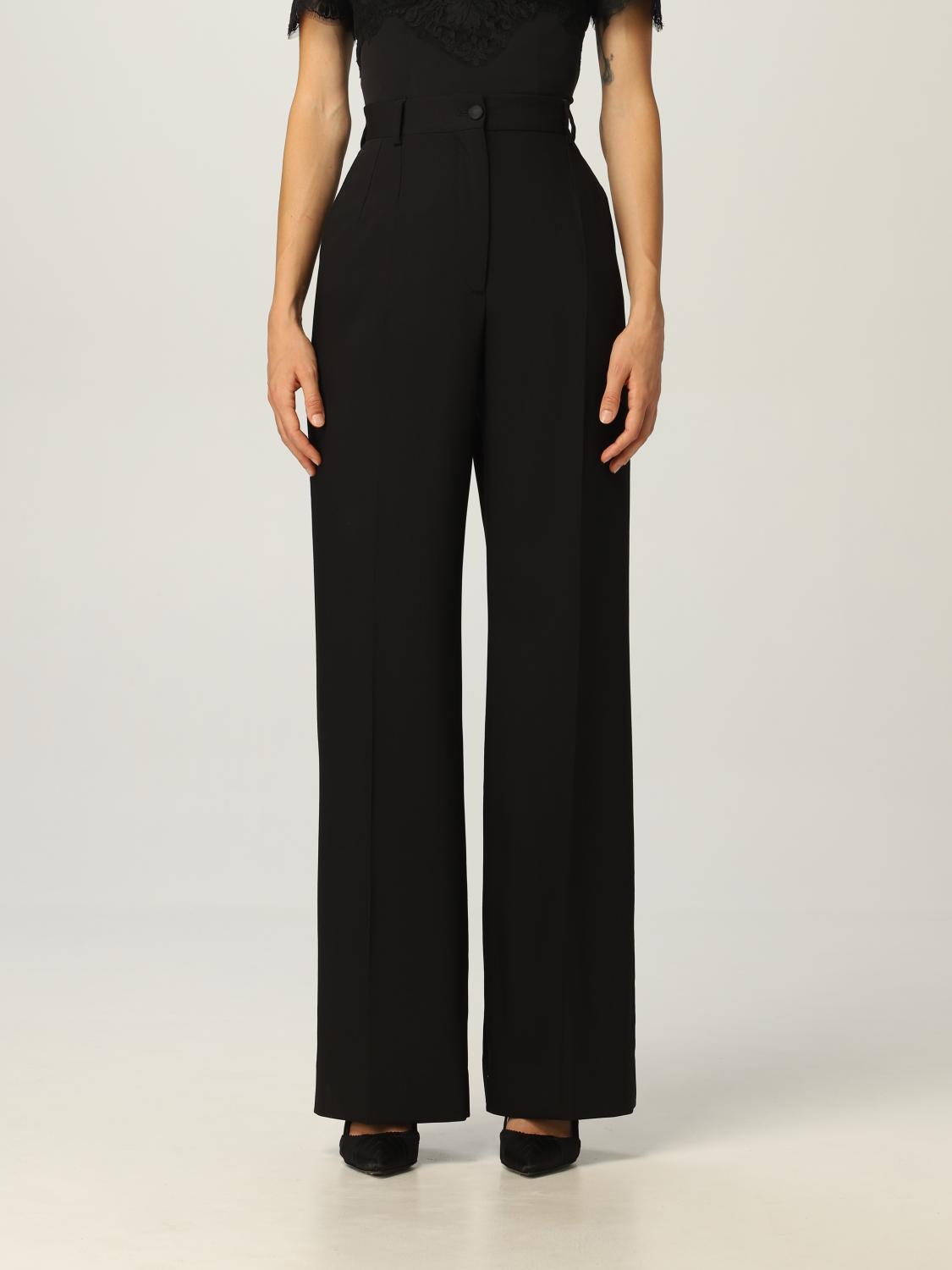 DOLCE \u0026 GABBANA: Pantalón mujer | Pantalón Dolce \u0026 Gabbana Mujer Negro | Pantalón  Dolce \u0026 Gabbana FTBQZT FUBBQ GIGLIO.COM