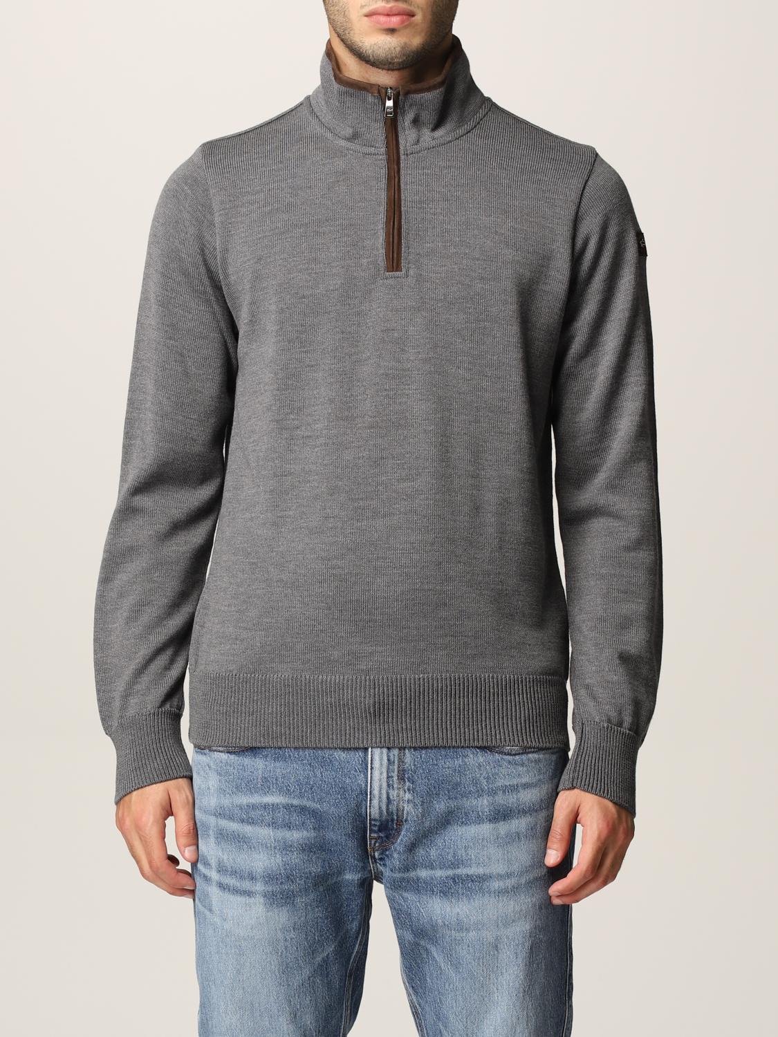NEW PAUL/&SHARK MENS GRAY SWEATSHIRT