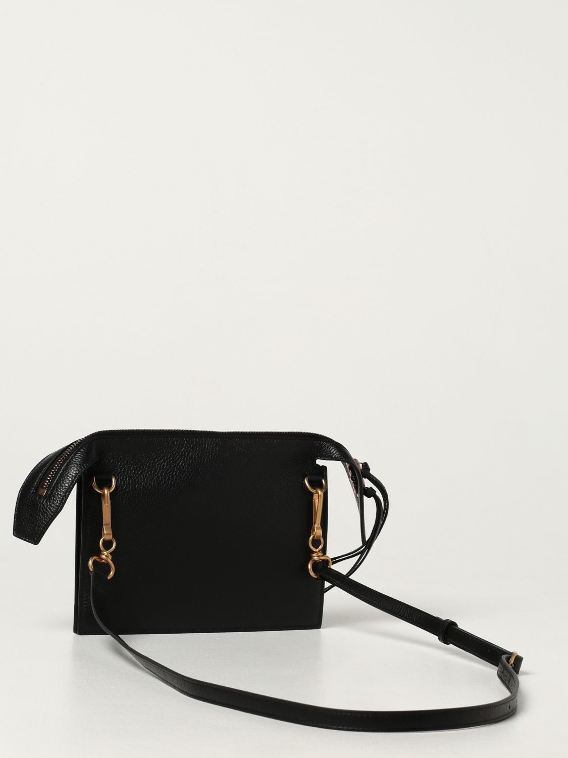 Belt bag Balenciaga: Balenciaga pouch / bag in textured leather black 3