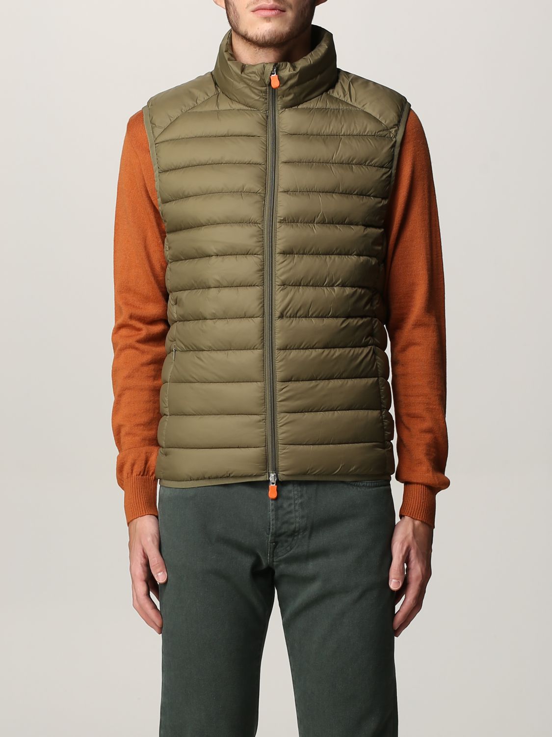 Gilet Save The Duck: Gilet Adam Save The Duck in nylon verde 1
