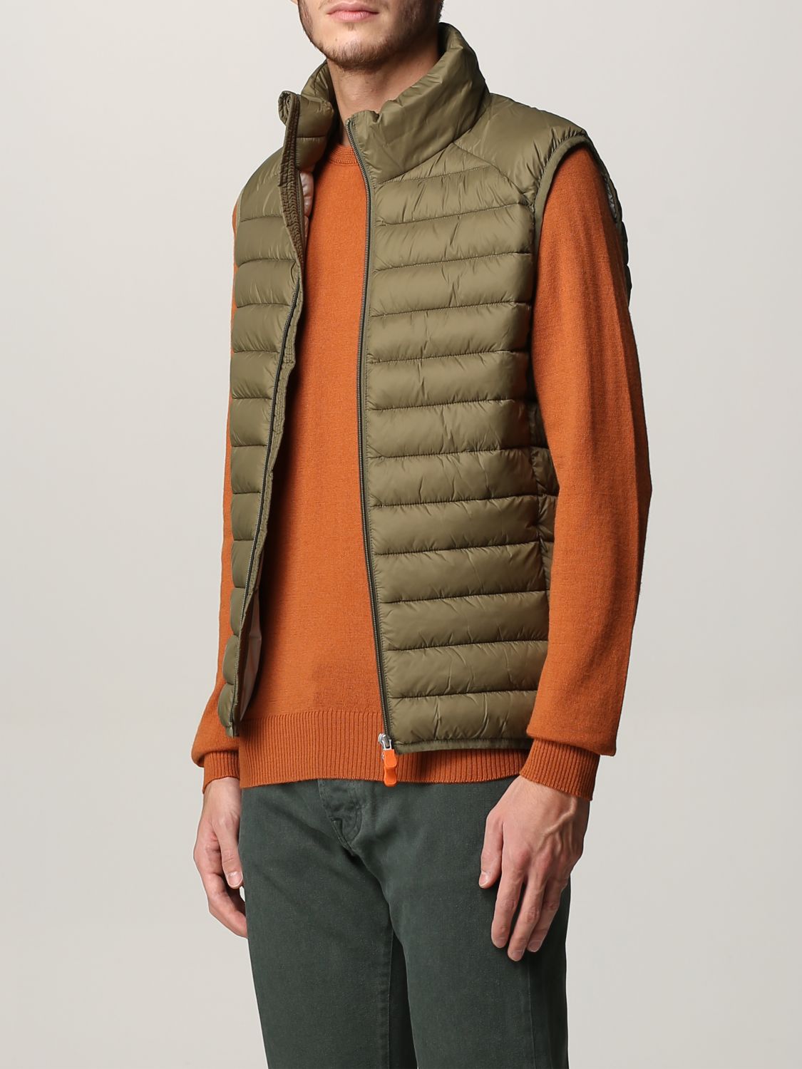 Gilet Save The Duck: Gilet Adam Save The Duck in nylon verde 3