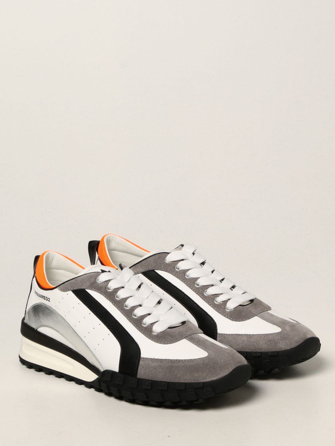 Sneakers Dsquared2: Dsquared2 Legend sneakers in leather and suede white 2