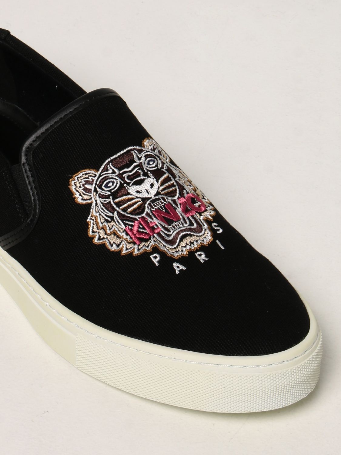 KENZO: Спортивная обувь для него - Черный | Kenzo Спортивная Обувь  FB65SN100F71 на сайте GIGLIO.COM