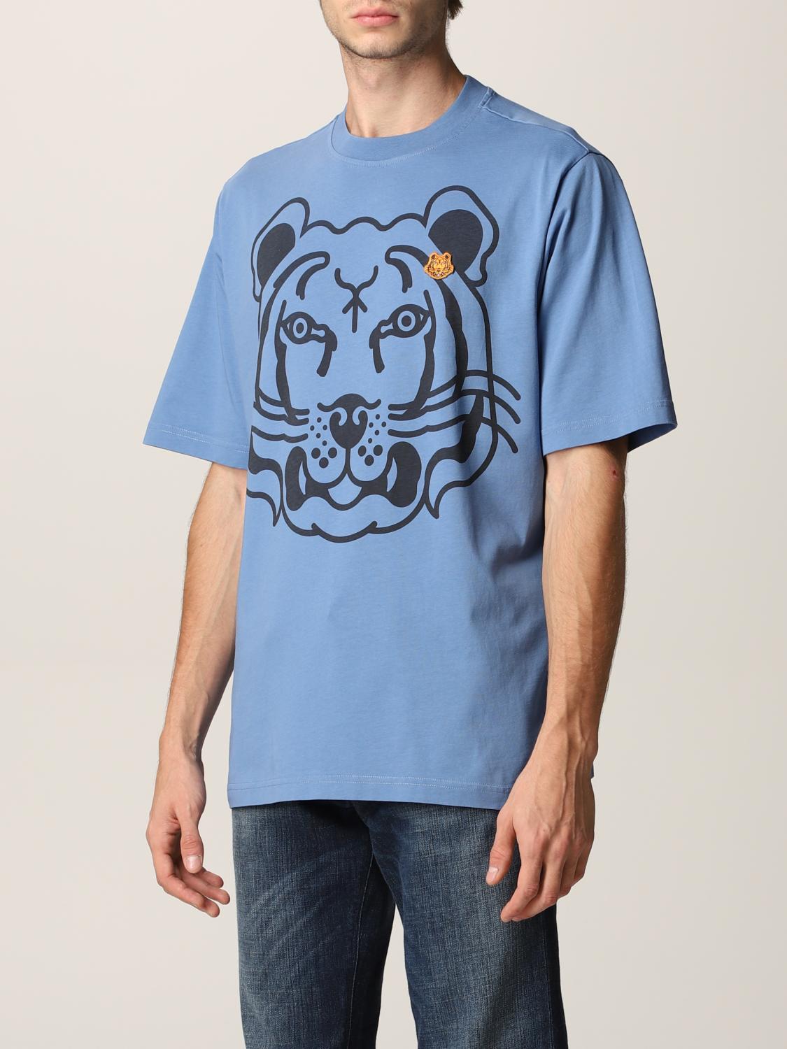 mens blue kenzo t shirt