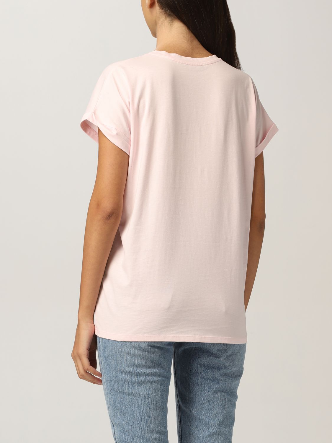Camiseta Balmain: Camiseta mujer Balmain rosa 3