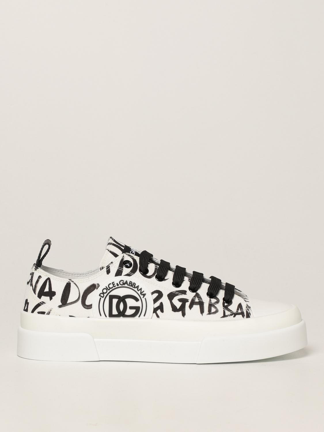 DOLCE & GABBANA Sneakers in canvas stampato Sneakers Dolce & Gabbana