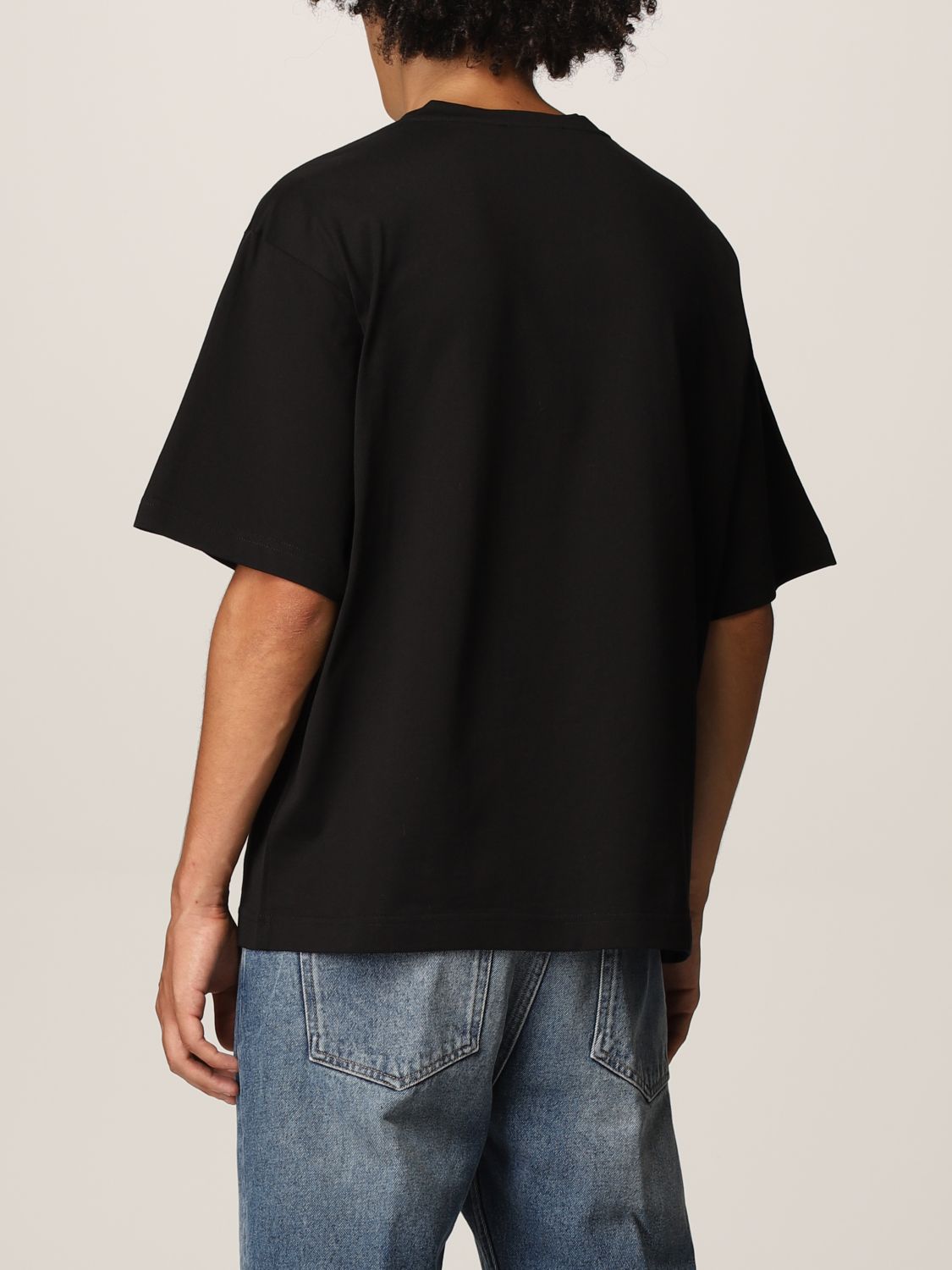 DOLCE & GABBANA: T-shirt with DG logo - Black | T-Shirt Dolce & Gabbana ...