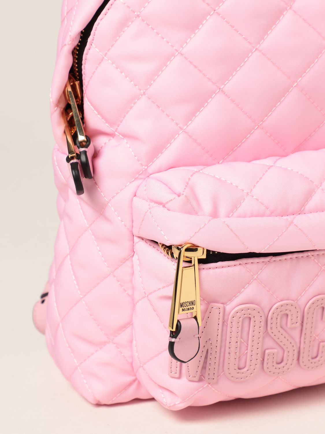 Rucksack Moschino Couture: Rucksack damen Moschino Couture pink 4