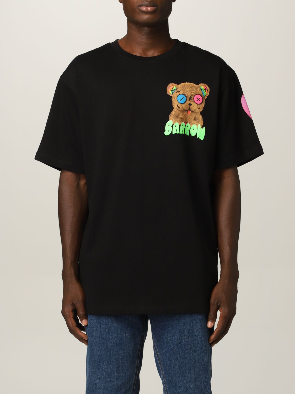 BARROW: t-shirt for man - Black | Barrow t-shirt 031111 online on ...