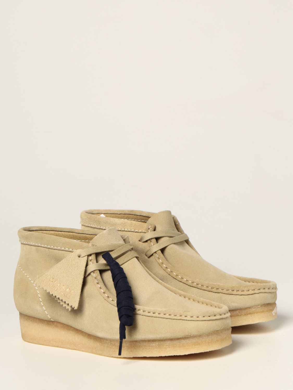 Loafers Clarks: Wallabee Clarks Originals moccasins in suede rust 2