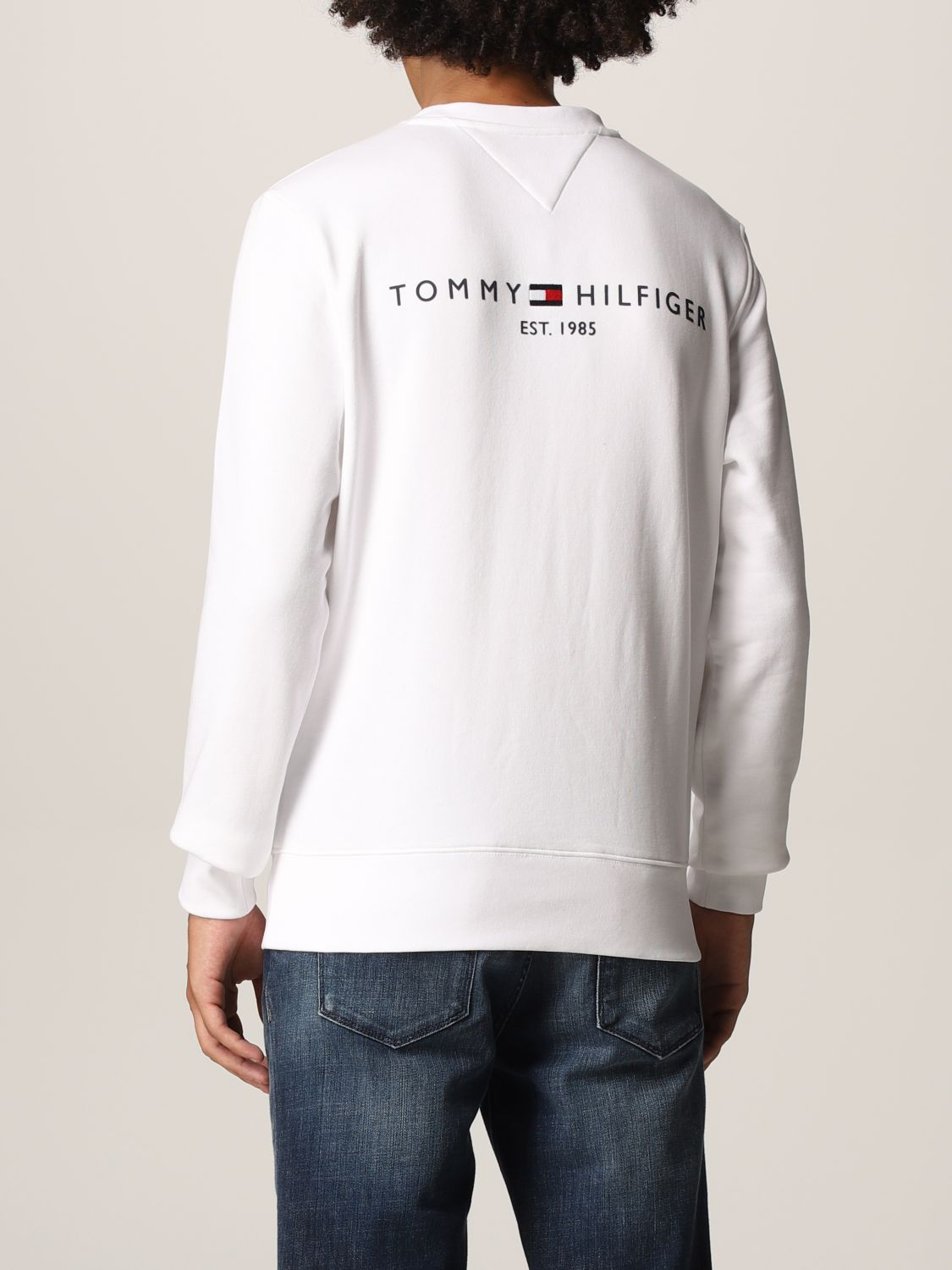 Sweatshirt Tommy Hilfiger: Jumper men Tommy Hilfiger white 2