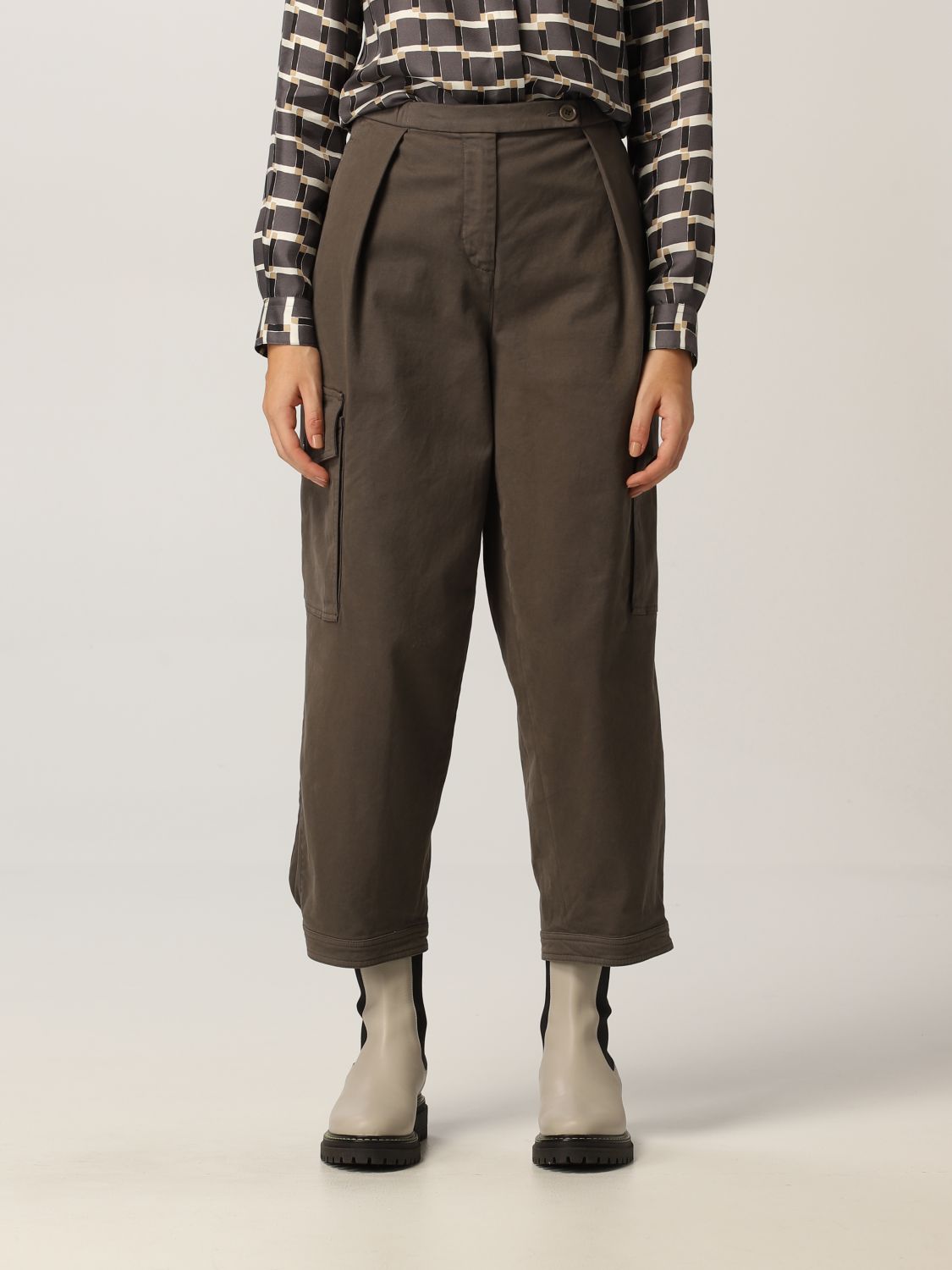 Pantalon Aspesi: Pantalon femme Aspesi gris 1