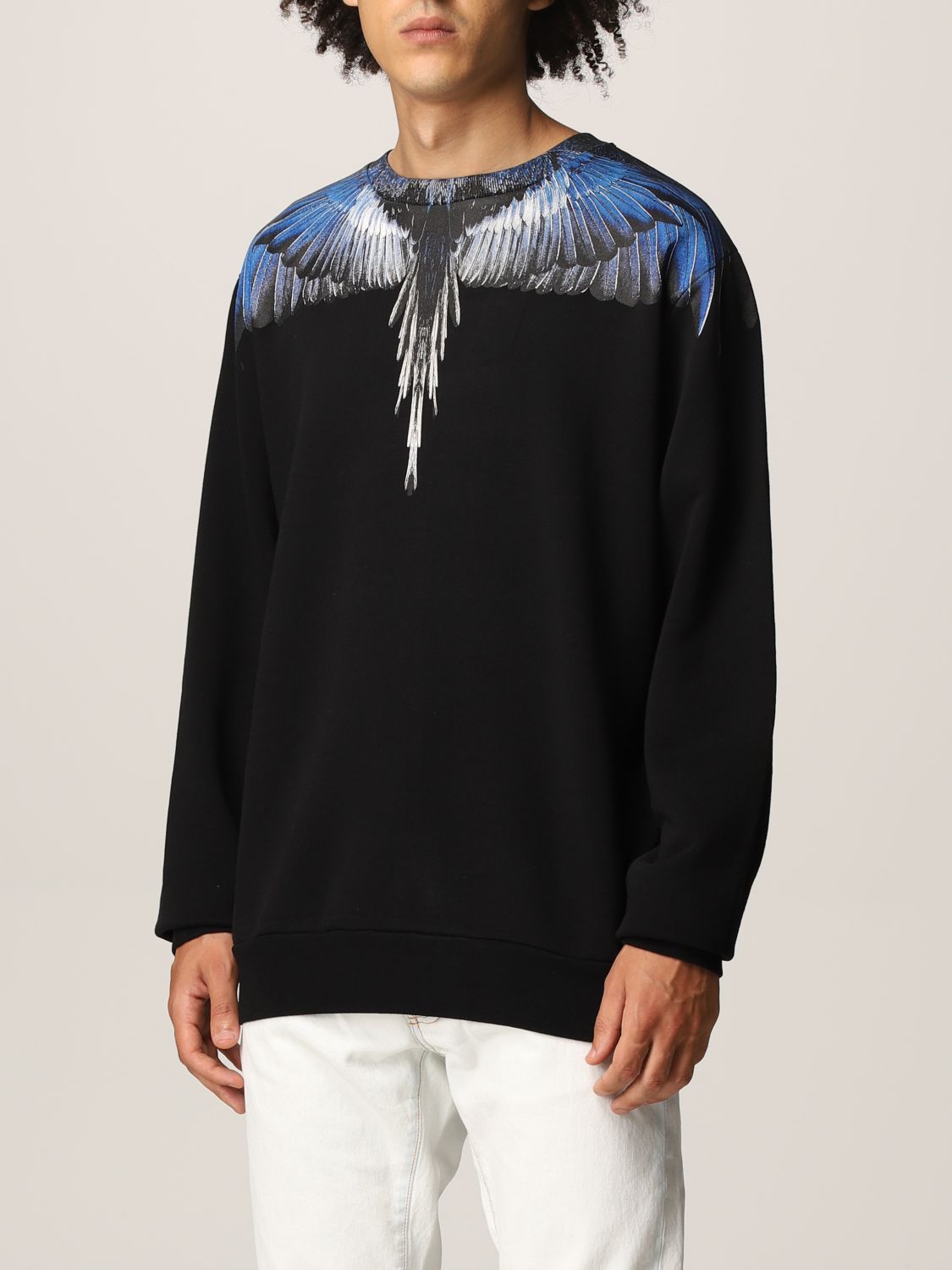 sweatshirt for man - Black 1 | Marcelo Burlon sweatshirt online on