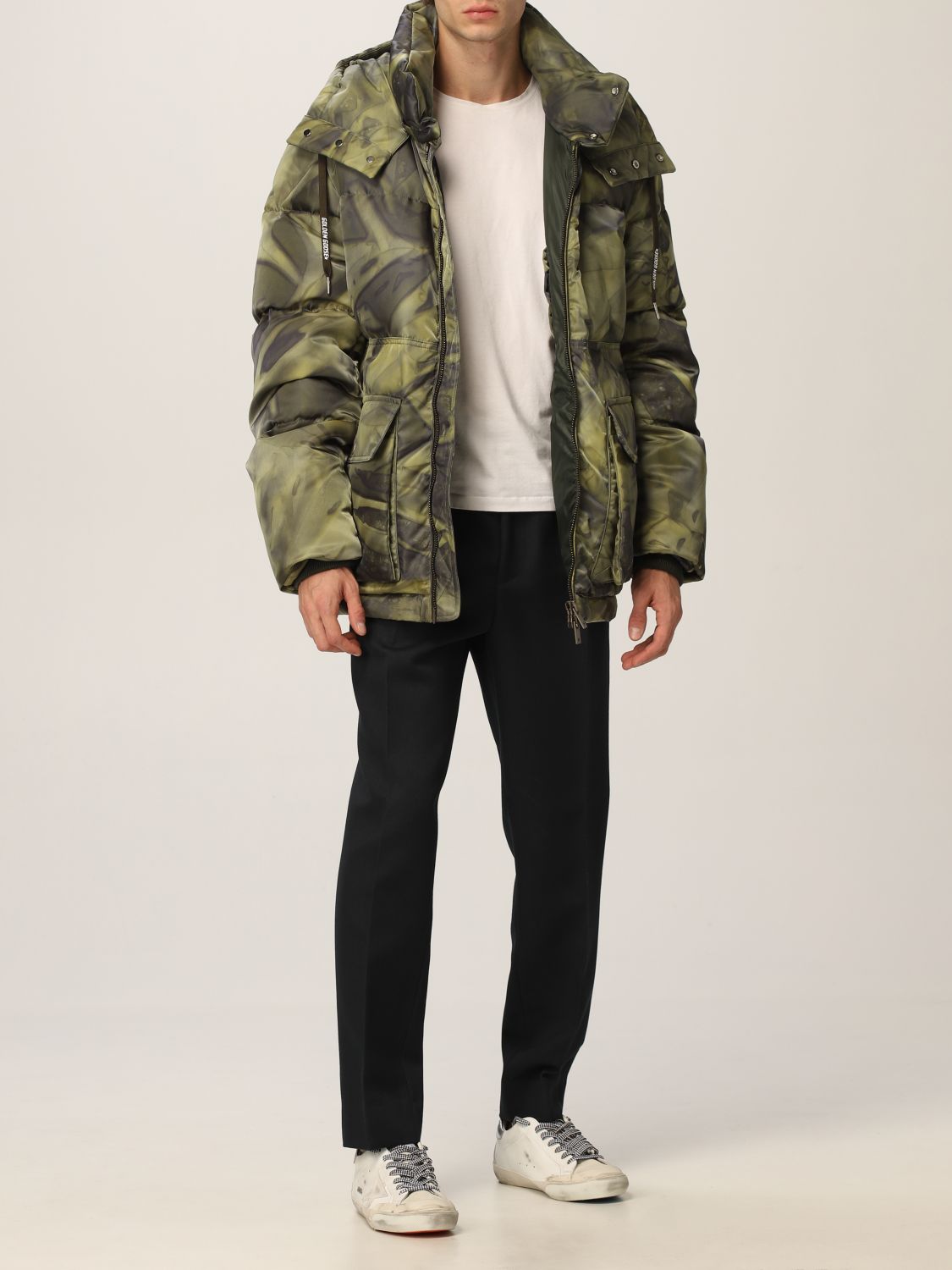 Jacket Golden Goose: Donovan Golden Goose down jacket in padded and quilted nylon grey 2