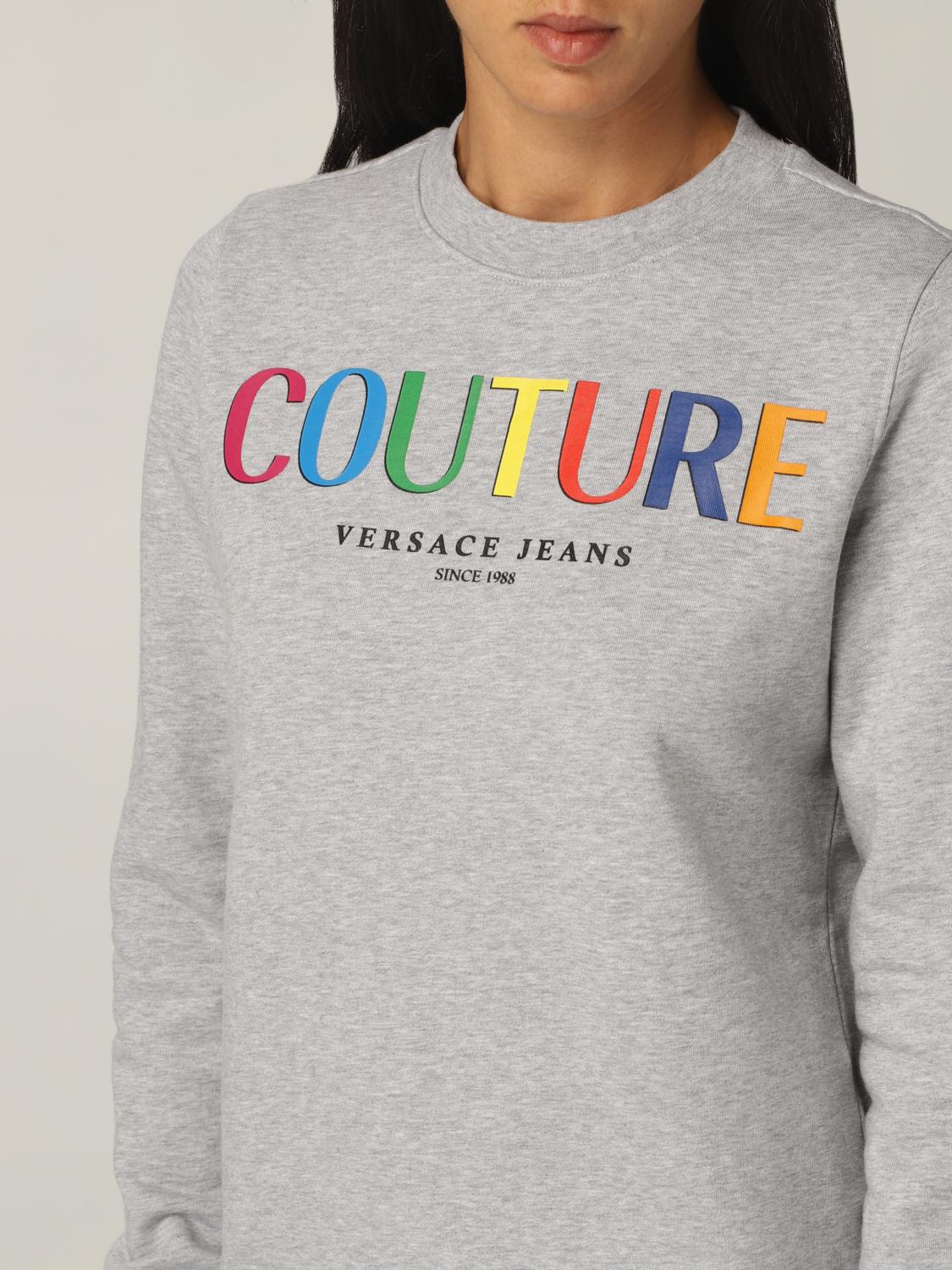 versace jumper grey