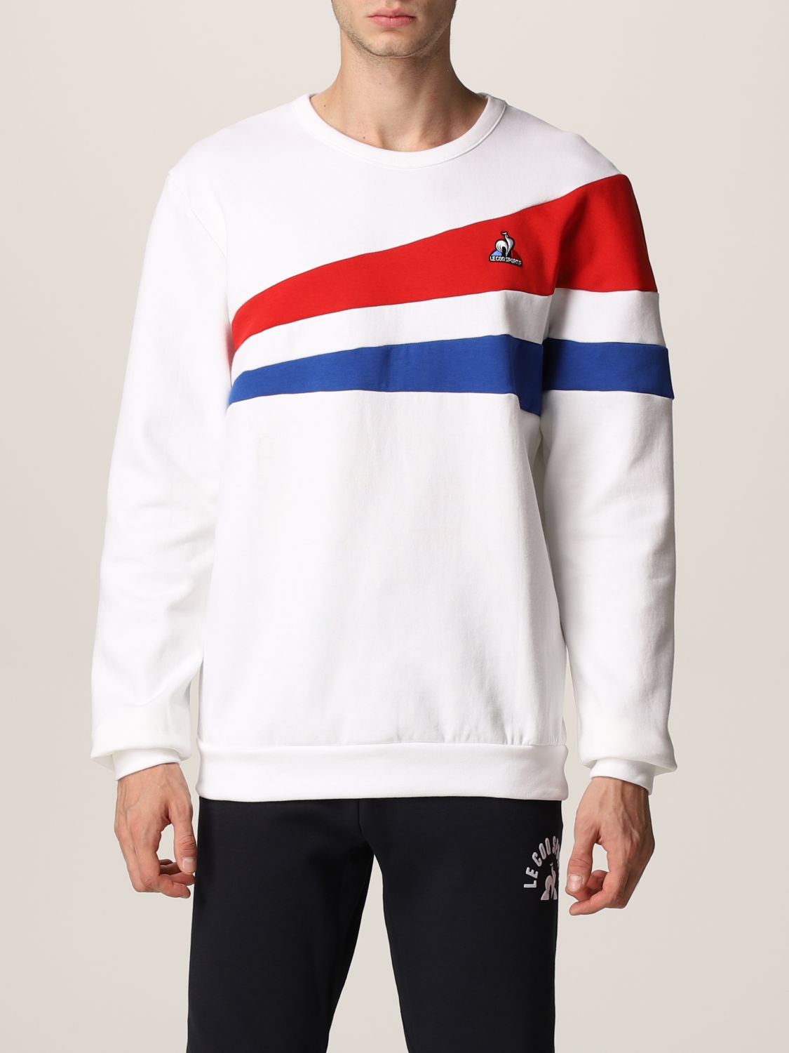 césped Acercarse dormitar LE COQ SPORTIF: sweatshirt for man - White | Le Coq Sportif sweatshirt  2120316 online on GIGLIO.COM