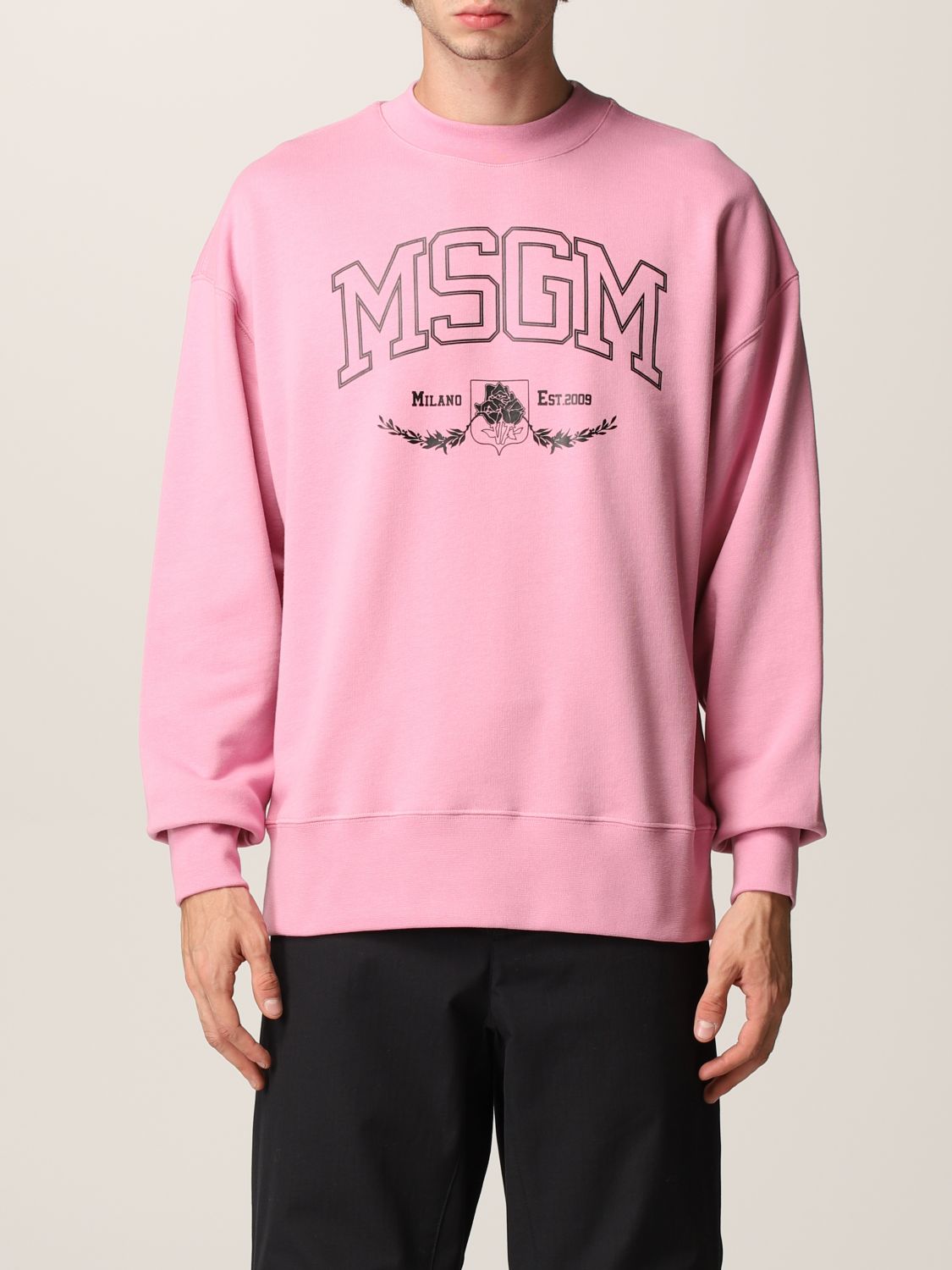 Sweatshirt Msgm: Sweatshirt herren Msgm pink 1