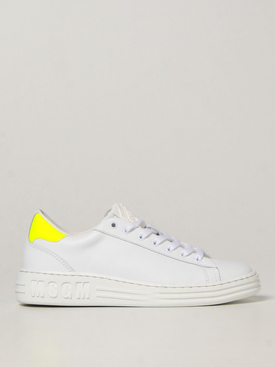 MSGM: Shoes women - Yellow | Sneakers ...
