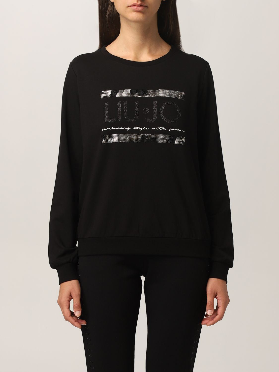 Sweatshirt Liu Jo: Liu Jo sweatshirt with logo black 1