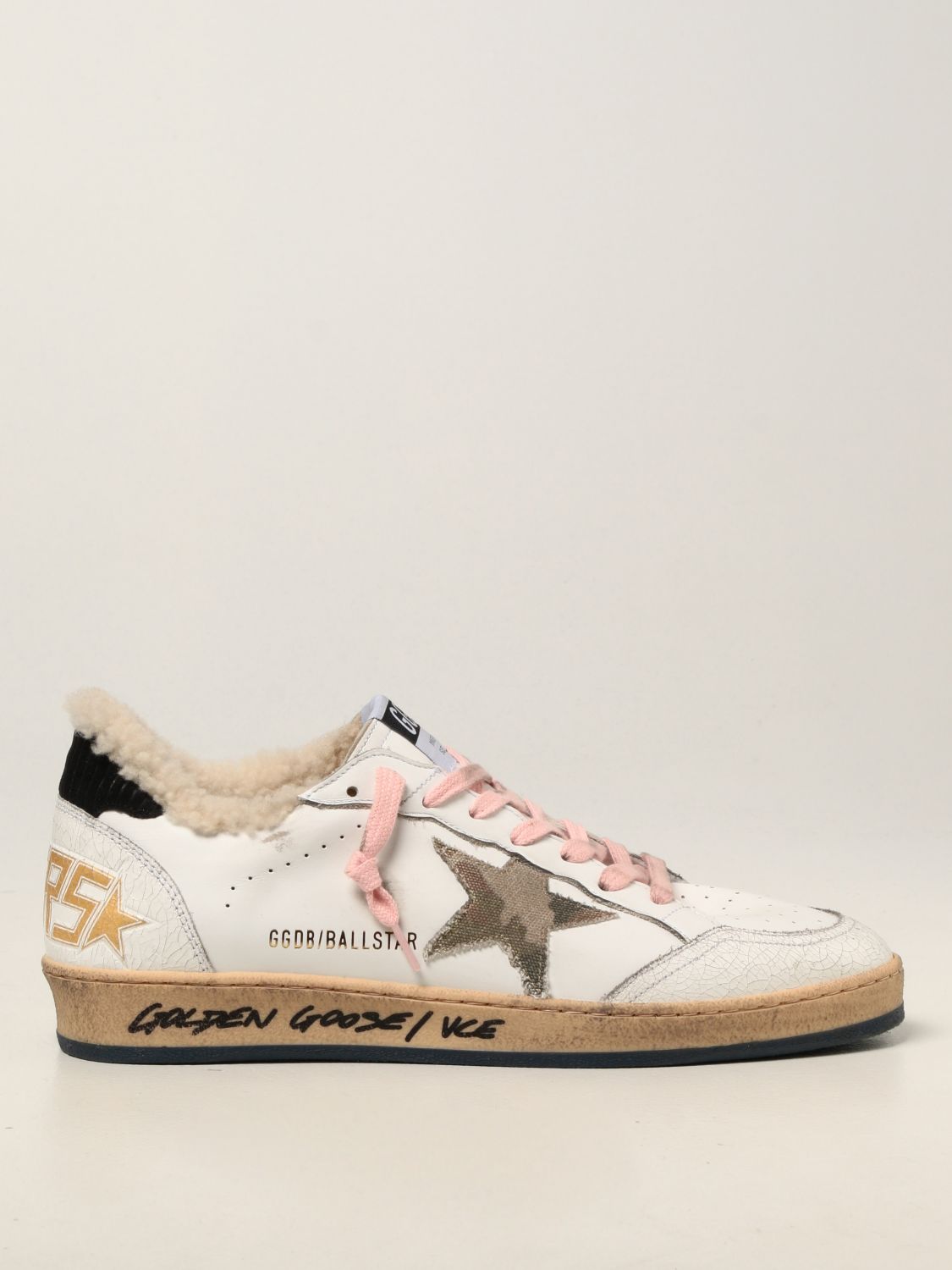 Sneakers Golden Goose: Ball Star Golden Goose sneakers in leather white 1