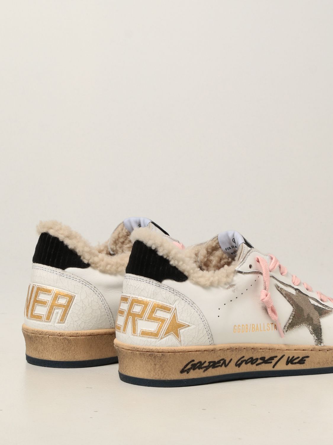 Sneakers Golden Goose: Ball Star Golden Goose sneakers in leather white 3