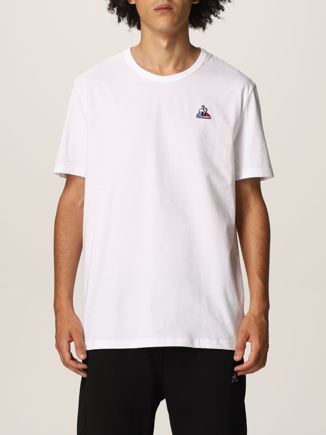 LE COQ SPORTIF: t-shirt for man - White | Le Coq Sportif t-shirt ...