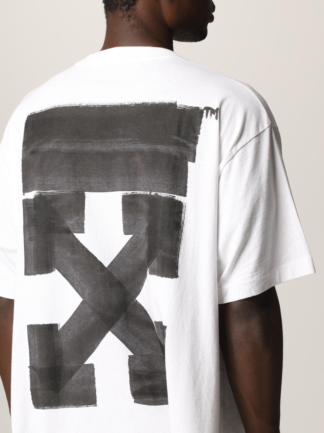 off white white t shirt mens