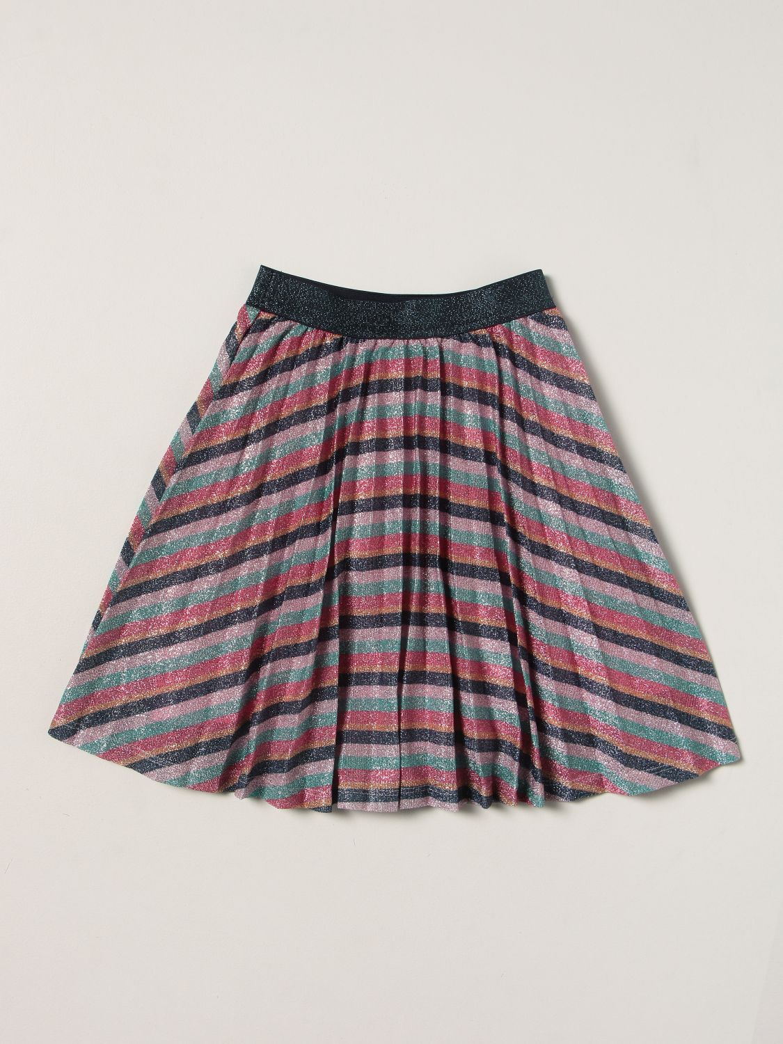 Skirt Billieblush: Billieblush skirt with lurex stripes multicolor 1