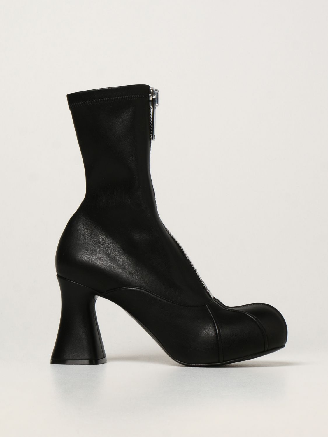 Stella McCartney Stiefeletten mit Plateau-Absatz in Schwarz Damen Schuhe Flache Schuhe Schnürschuhe und Schnürstiefel 