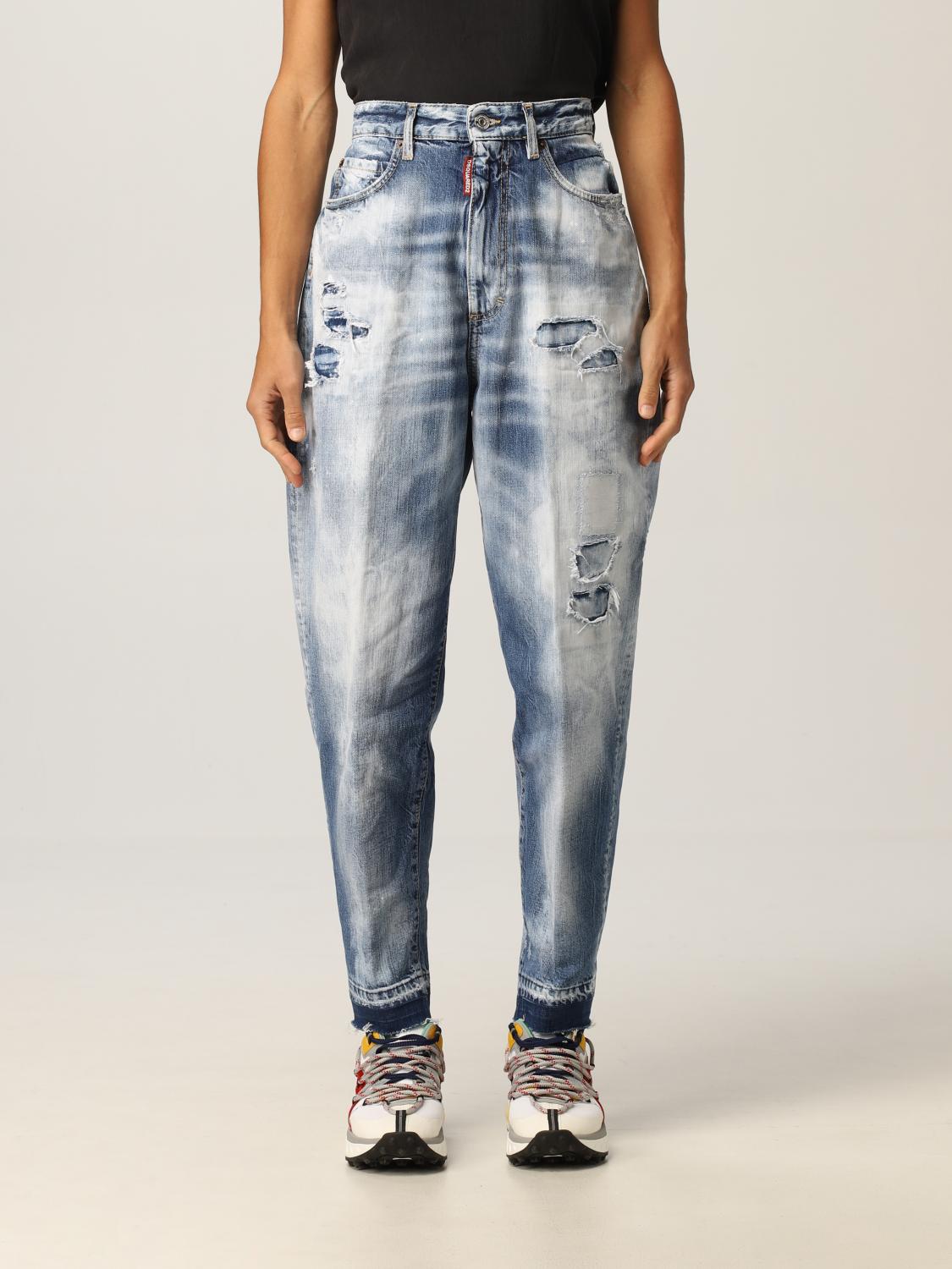 dsquared jeans with writing