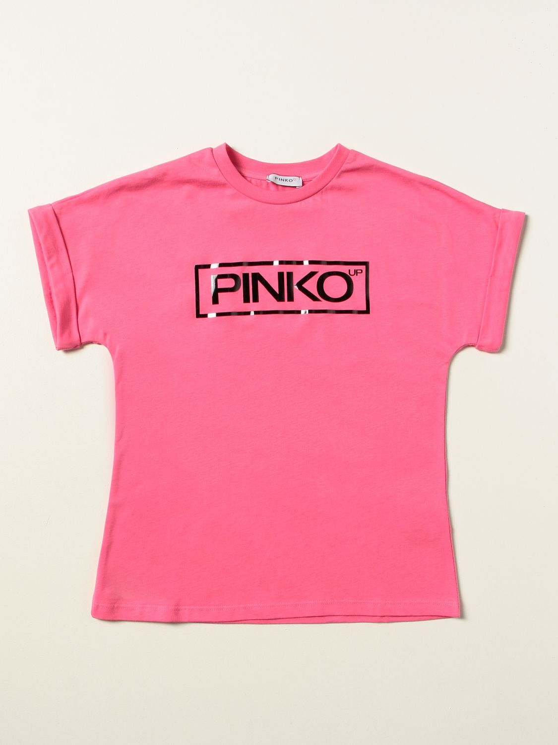 Camisetas Pinko: Camisetas niños Pinko fucsia 1